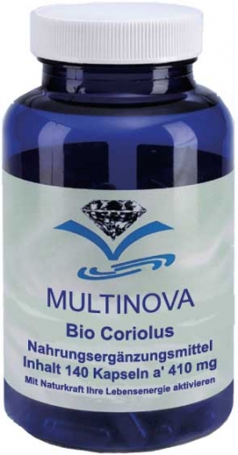 Coriolus Pulver aus Bio-Anbau in Kapseln
