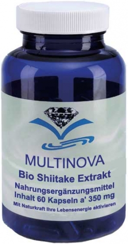 Shiitake-Extrakt aus Bio-Anbau in Kapseln