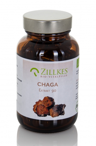 Zillkes Biovitalpilze Chaga Extrakt Flacon 90 Kapseln