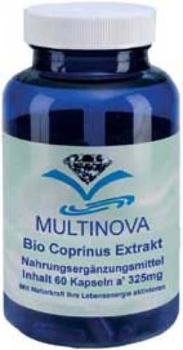 Multinova Coprinus-Extrakt aus Bioanbau, 60/240/750 Kapseln