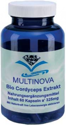 Multinova Cordyceps sinensis Extrakt, 60/240/750 Kapseln