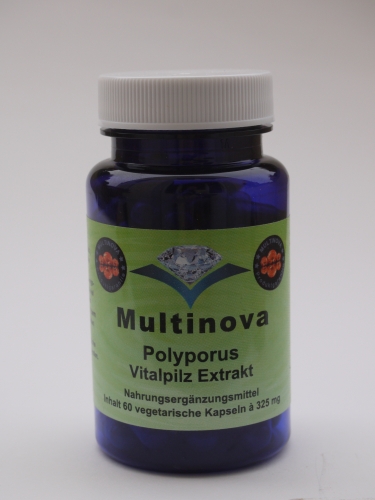 Multinova Polyporusextrakt aus Bioanbau, 60/240/ 750 Kapseln
