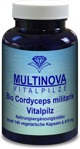 Bio-Pulver-Cordyceps militaris-140 Kapseln Multinova