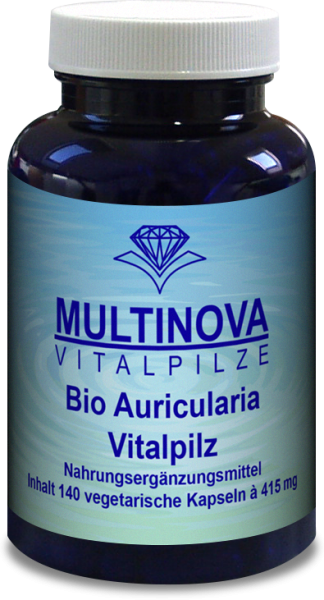 Multinova Auricularia Bio Pilzpulver 140 Kapseln