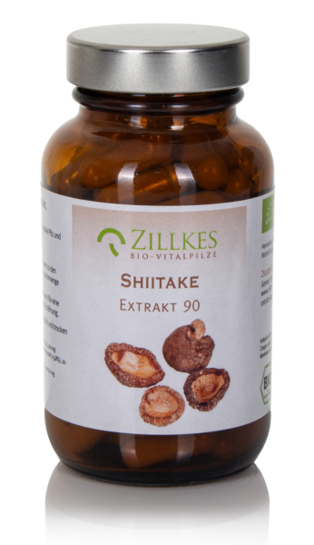 Shiitake Extrakt 90 Kapseln bio