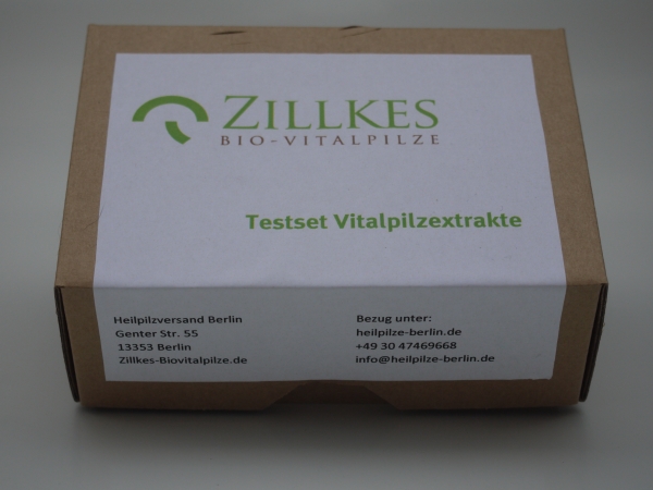 Testset für Bio-Vitalpilzextrakte